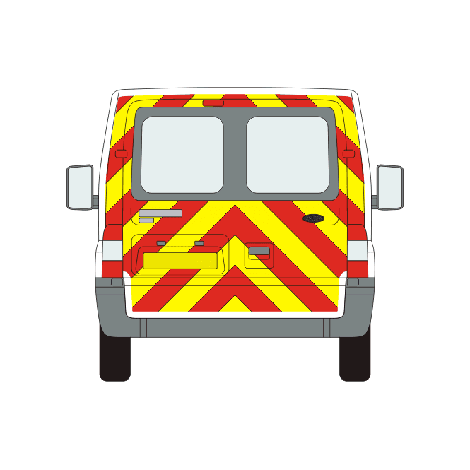 Chevron Warehouse Ford Transit 14-19 Low Roof - No Windows