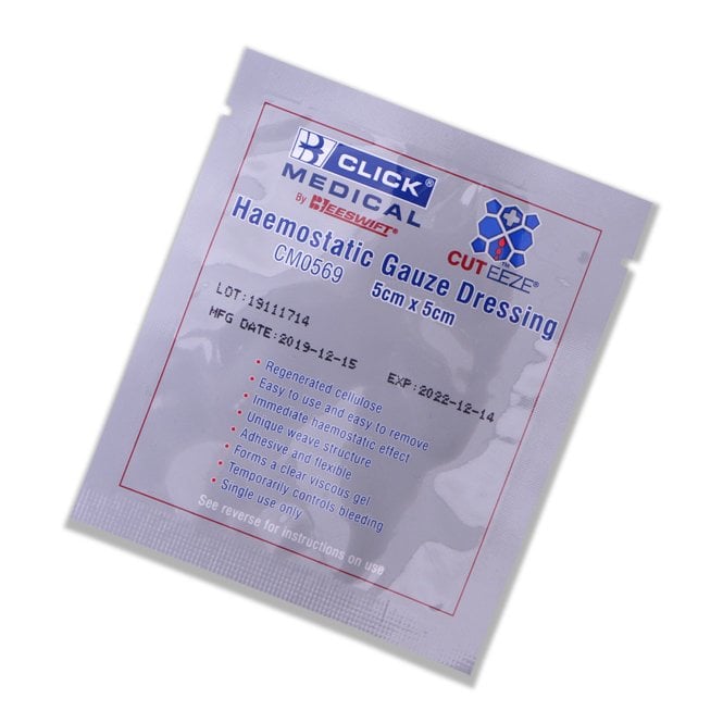 Click Medical Click Medical CUT-EEZE SOLUBLE DRESSING 5x5cm