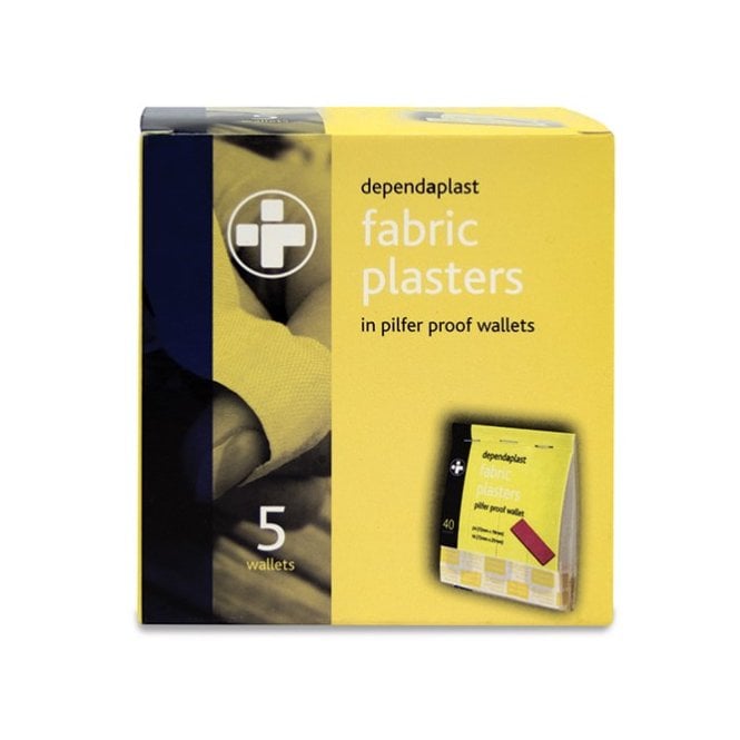 Click Medical Click Medical DEPENDAPLAST FABRIC PILFER PROOF PLASTER BOX 5 X 40