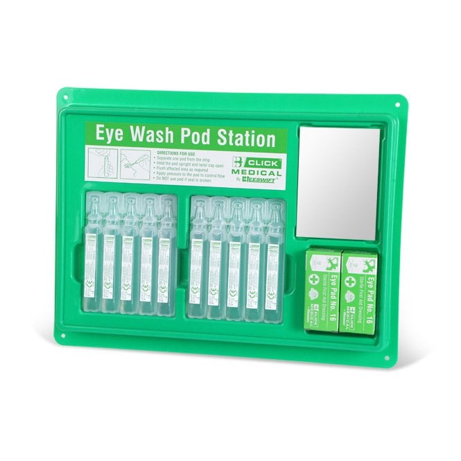Click Medical Click Medical eyewash pod station (10x20ml)