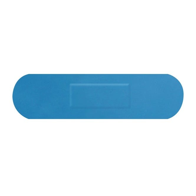 Click Medical Click Medical HYGIO PLAST BLUE DETECTABLE PLASTERS MEDIUM STRIP Bx 100