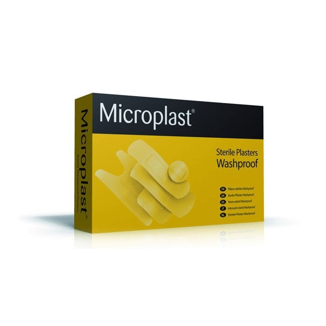 Click Medical Click Medical MICROPLAST WASHPROOF SPOT PLASTERS 2.2CM Bx 100