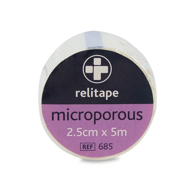 Click Medical Click Medical MICROPOROUS TAPE 2.5cm X 5m Bx 12