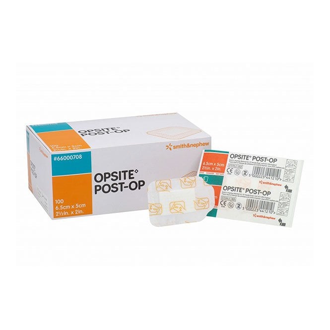 Click Medical Click Medical OPSITE POST-OP ABSORBENT DRESSING 6.5 X 5CM Bx 100