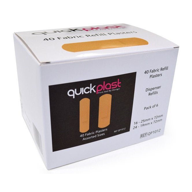 Click Medical Click Medical QUICK PLAST QUICKPLAST FABRIC PLASTERS Bx 6