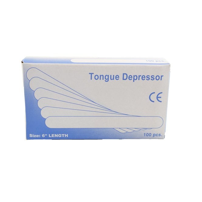 Click Medical Click Medical QZ9888 WOODEN TONGUE DEPRESSORS PK 100