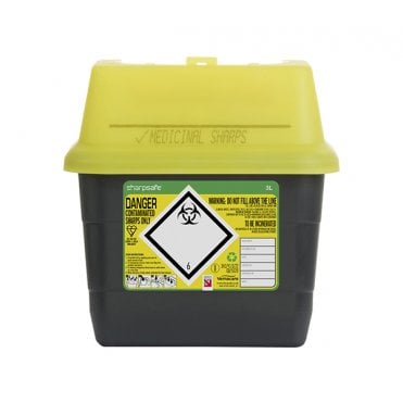 SHARP SAFE SHARPS BIN 3LTR