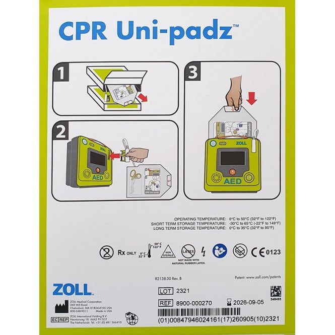 Click Medical Click Medical ZOLL AED 3 CPR UNI-PADZ