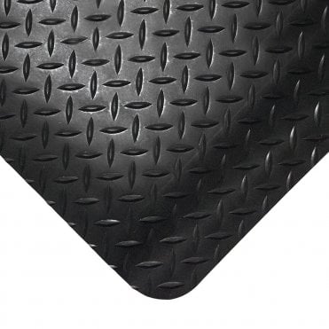 Deckplate Anti Fatigue Mat - Black