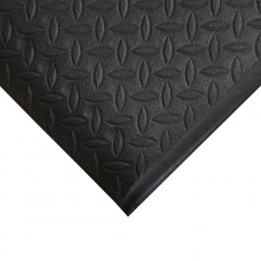 Orthomat Diamond Anti Fatigue Mat - Black