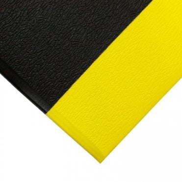 Orthomat Standard Anti Fatigue Mat - Black/Yellow