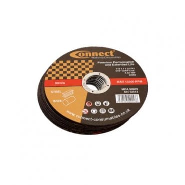 Connect Extra Thin Cutting Discs 115mm x 1.0mm 10pc