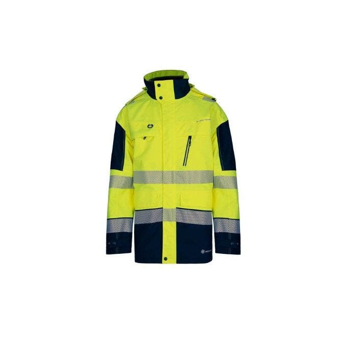 DELTIC DELTIC Hi-Vis Jacket Two Tone - Saturn Yellow/Navy