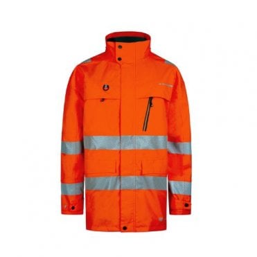 Deltic Hi-Vis Orange Foul Weather Jacket