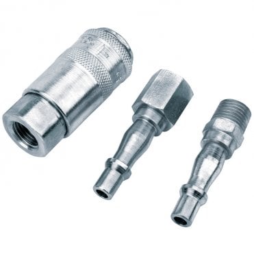 1/4 inch PCL BSP Air Line Coupling Set (3 Piece) - 37844