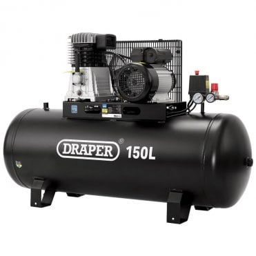 230V 150L Stationary Belt-Driven Air Compressor 2.2kW/3HP - 55304