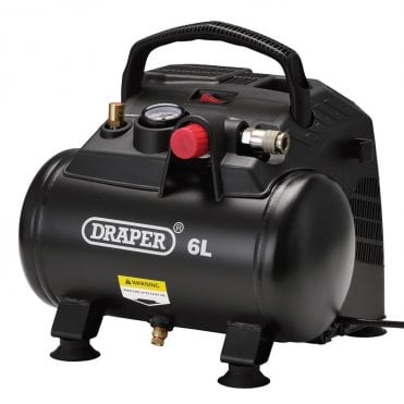 6L Oil-Free Air Compressor 1.2kW/1.5hp - 02115