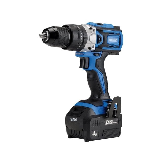 Draper D20 20V Brushless Combi Drill with Battery and Fast Charger - 79894