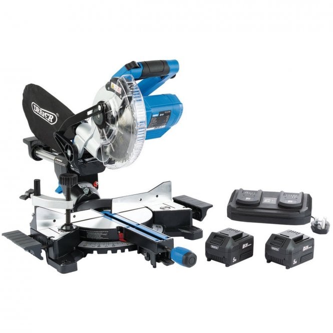 Draper D20 20V Brushless Sliding Compound Mitre Saw 185mm - 99765