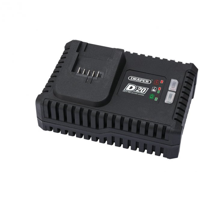 Draper D20 20V Li-ion Fast Battery Charger 4A - 55913