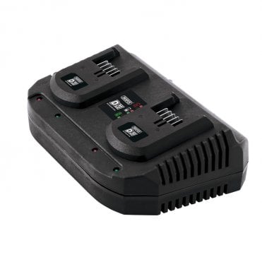 D20 20V Li-ion Fast Twin Battery Charger 2x3.5A - 92239