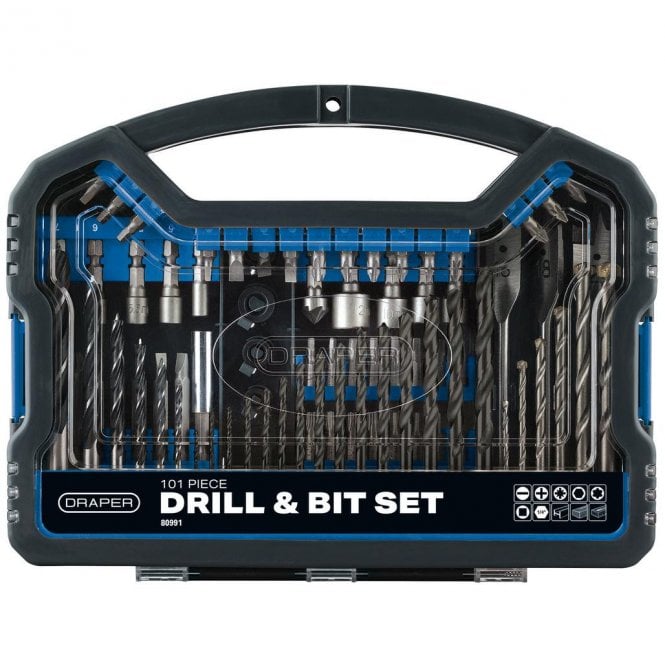 Draper Drill Bit and Accessory Kit - 101 Piece - 80991