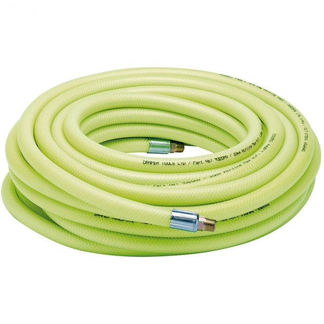 Draper High-Vis Air Line Hose 15.2m 10mm Bore 1/4 inch BSP - 23191