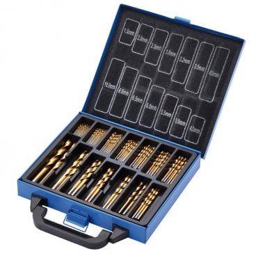 HSS Titanium Nitride Coated Drill Bit Set - 99 Piece - 08887