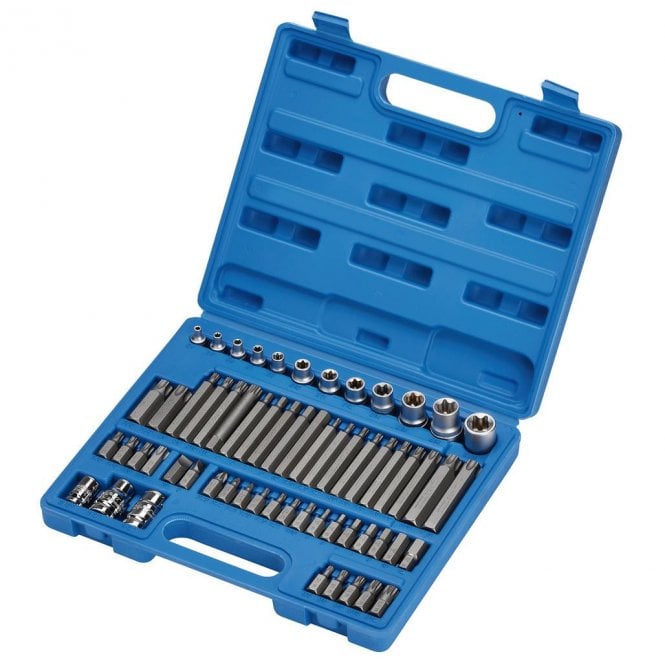 Draper Mechanics 61 Piece Socket and Bit Set - 63376