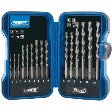 TCT Masonry Drill Bit Set - 15 Piece - 18550