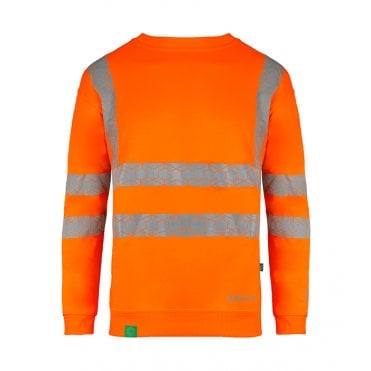 Envirowear recyclable hi-vis sweatshirt or