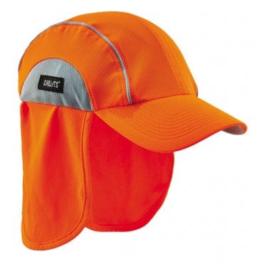 HIGH PERFORMANCE HAT WITH SHADE ORANGE