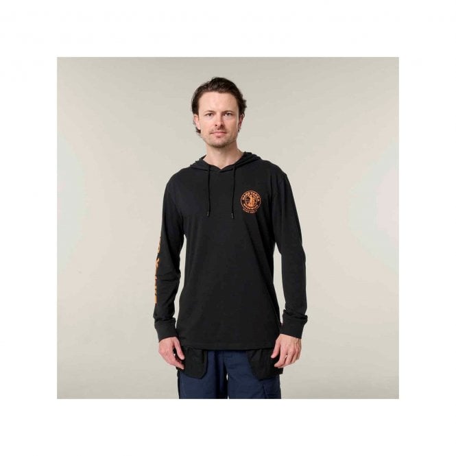 Hard Yakka  Heritage Icon Lightweight Hoodie - Black