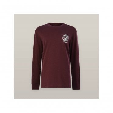 Hard Yakka Heritage Icon Long Sleeve T-Shirt - Burgundy