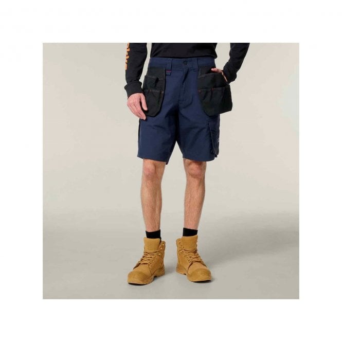 Hard Yakka  Raptor Active Holster Pocket Shorts - Navy