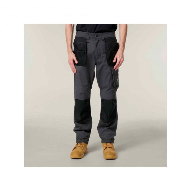 Hard Yakka  Raptor Active Holster Pocket Trousers - Graphite