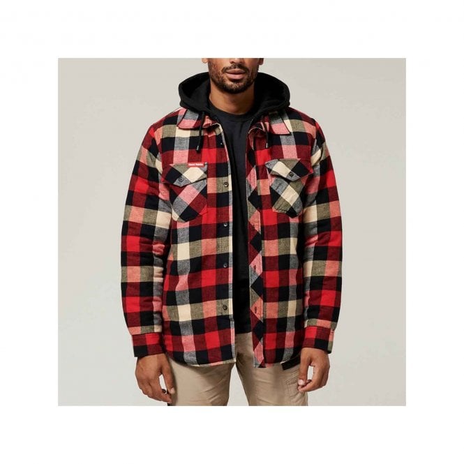 Hard Yakka  Shacket - Red