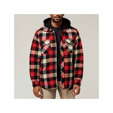 Hard Yakka Shacket - Red