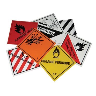 Hazard Warning Diamonds - S/A Vinyl