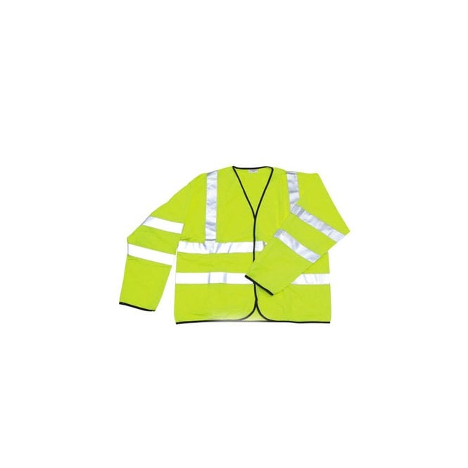 Hazchem Safety Hi-Vis Long Sleeve Waistcoat