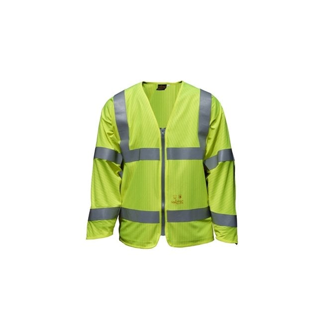 Hazchem Safety High Visibility Waistcoat Long Sleeve Inherent AS FR