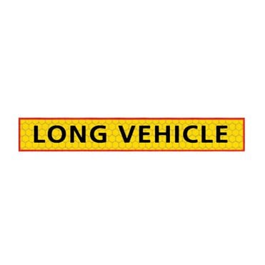 Long Vehicle Sign Self Adhesive