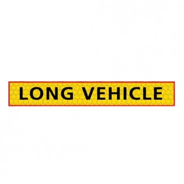 Long Vehicle Sign Self Aluminium