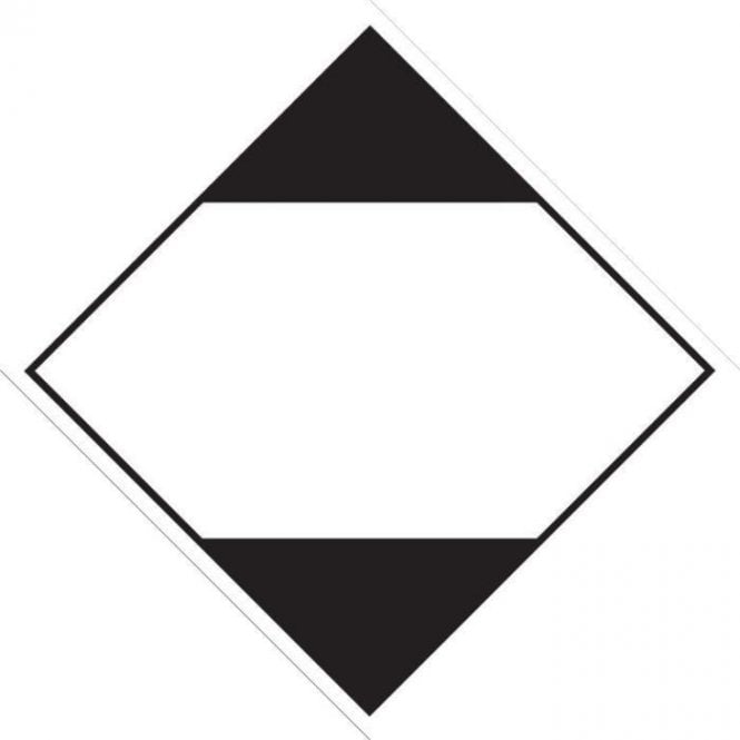 Hazchem Safety UN Hazard Warning Diamond Aluminium 250x250mm Limited Quantity