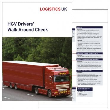 HGV Drivers Walk Around Check Card