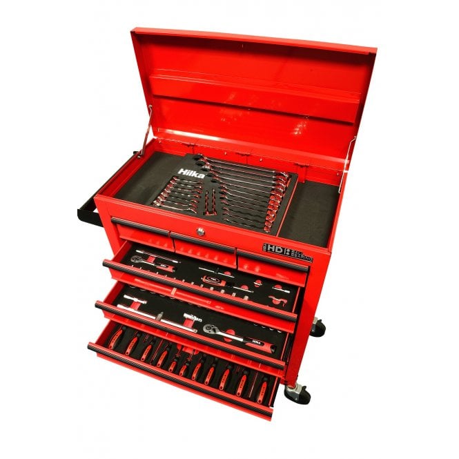 Hilka 153 piece EVA Kit in 8 Drawer Trolley