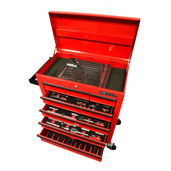 Hilka 185 piece EVA Kit in 8 Drawer Trolley