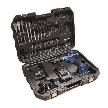 18V Li-ion Cordless Drill/Driver with 50 Accessories