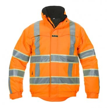 India hi vis gid pilot jacket orange