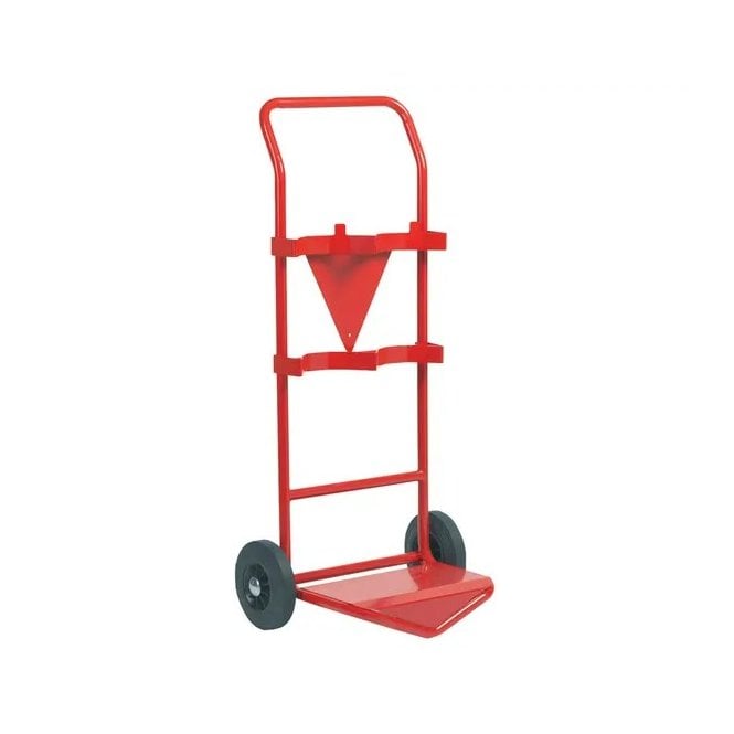 Jactone Double Fire Point Trolley - Holds 2 Extinguishers